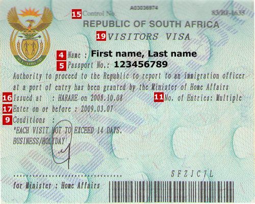 South Africa Visa